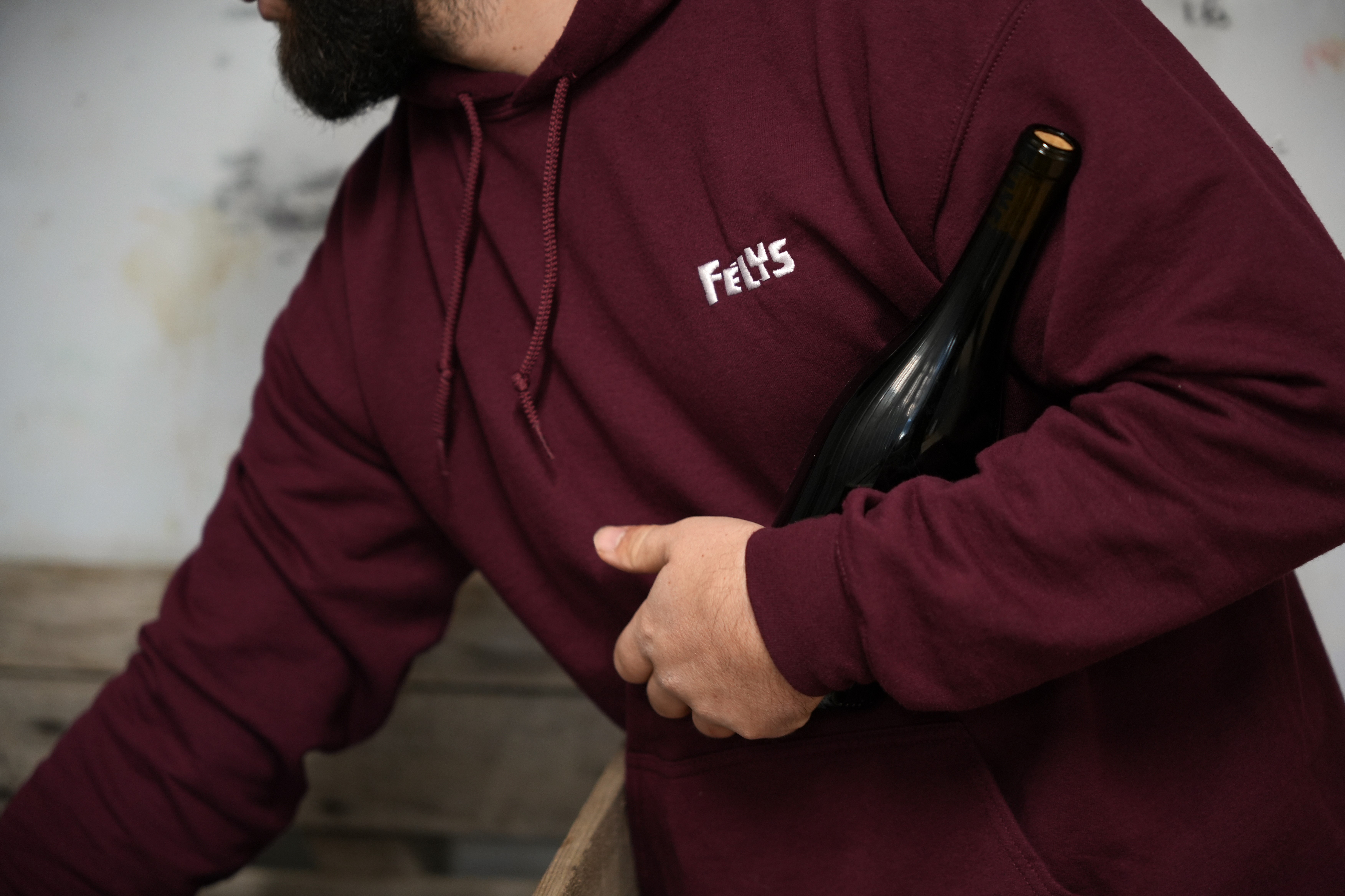 Détail sweatshirt pour jeu concours du domaine Felys
